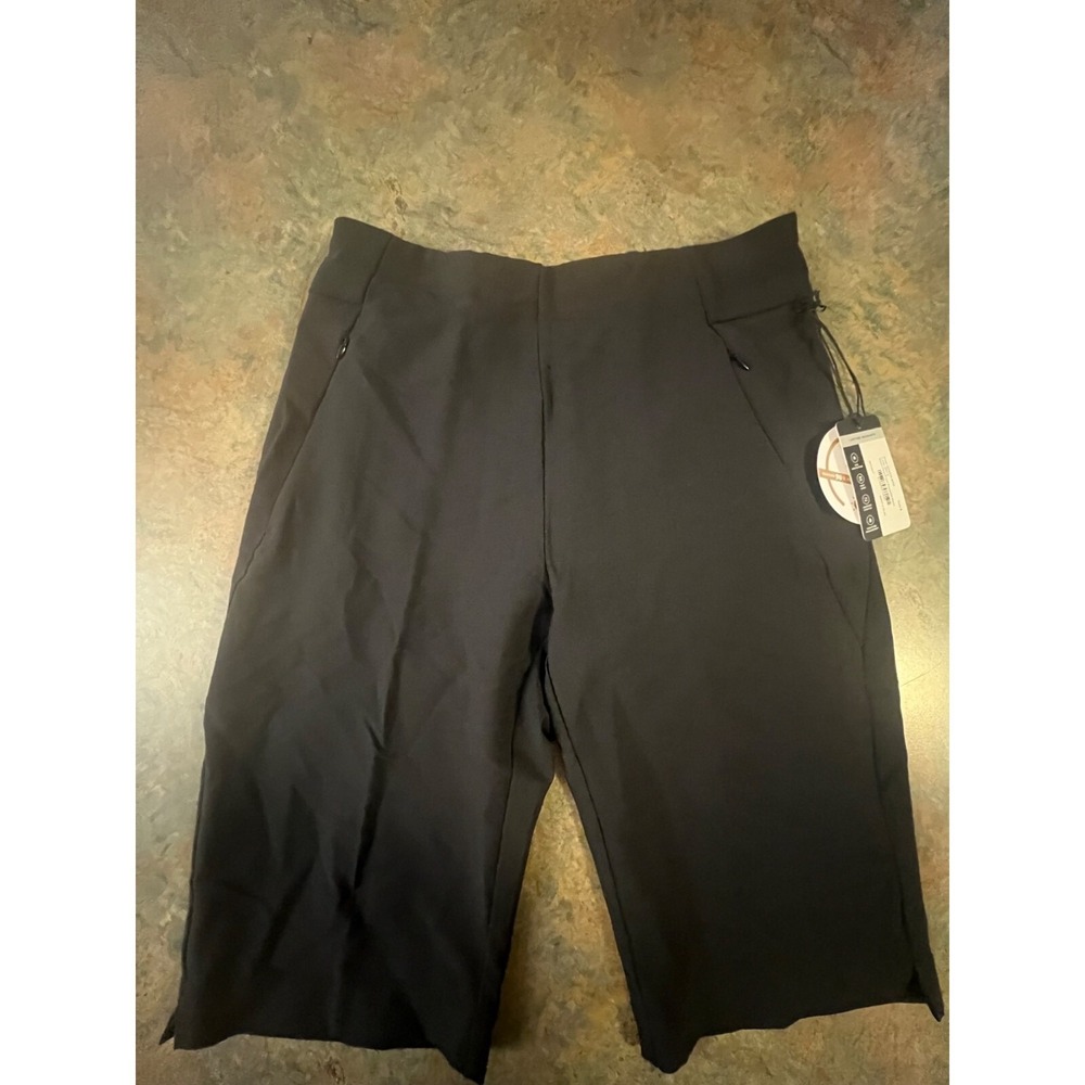 Womens Onyx Short Cleanfront Piecedbk Waist UPF 50 Size 4